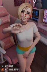darcy_redd, nixxseris, 1girls, after_masturbation, big_boobs