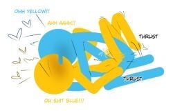 blue_(avm), yellow_(avm), alan_becker, animation_vs_animator, animation_vs_minecraft