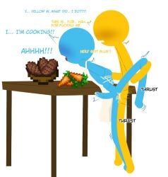 blue_(avm), yellow_(avm), alan_becker, animation_vs_animator, animation_vs_minecraft