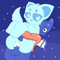 sapphire_(geometry_dash), geometry_dash, creampie, cum, cum_in_pussy