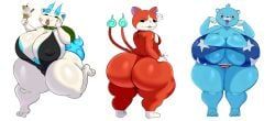 jibanyan, komasan, usapyon_(yo-kai_watch), yo-kai_(species), level-5