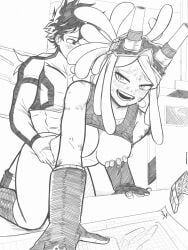 hatsume_mei, izuku_midoriya, mei_hatsume, midoriya_izuku, boku_no_hero_academia