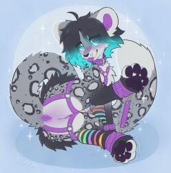 wuff34, 4_toes, andromorph, ankle_cuffs, ankles_tied