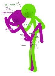 green_(avm), purple_(avm), alan_becker, animation_vs_animator, animation_vs_minecraft