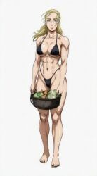 arnheid, vinland_saga, abs, belly, belly_button
