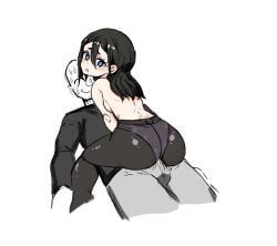 tokishikko_dana, futoku_no_guild, 1boy, 1girls, alternate_hairstyle