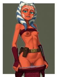 ahsoka_tano, star_wars, 1girls, alien, aroused