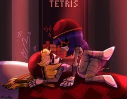doll_(murder_drones), lizzy_(murder_drones), glitch_productions, murder_drones, tetris