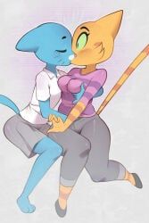 fran_(litterbox_comics), nicole_watterson, cartoon_network, litterbox_comics, the_amazing_world_of_gumball