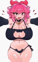 melodie_(brawl_stars), brawl_stars, hoshoidk, 1girls, bell
