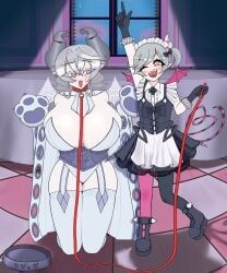 ariane_the_labrynth_servant, duel_monster, labrynth_of_the_silver_castle, lovely_labrynth_of_the_silver_castle, yu-gi-oh!