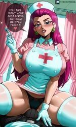 giovanni_(pokemon), jessie_(pokemon), nurse_joy, nurse_joy_(cosplay), nintendo