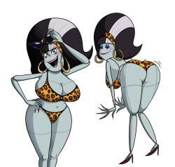 eunice_stein, hotel_transylvania, sony_pictures_animation, impstripe, 1girls
