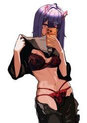 akuma_nihmune, indie_virtual_youtuber, 1girl, 1girls, black_shirt