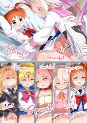 cure_arcana_shadow, illyasviel_von_einzbern, kaname_madoka, prisma_illya, sailor_moon