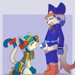 clione_(yonkagor), dragonet_(yonkagor), fluffycato, accessory, ambiguous_gender