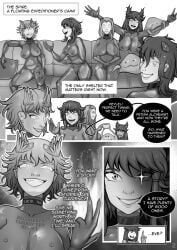charmeine_(fetishabyss), evangeline_(fetishabyss), heylel_(fetishabyss), lailah_(fetishabyss), fetishabyss