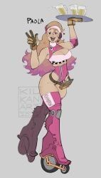 original_character, kilkan, 1girls, beer, belt