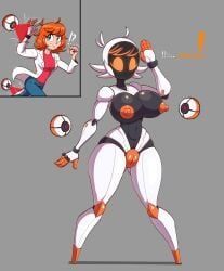 flybeeth, big_breasts, breasts, drone, dronification