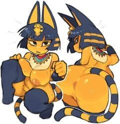 ankha, animal_crossing, nintendo, ruka481, annoyed_expression