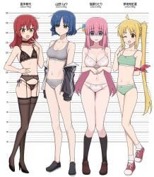 gotou_hitori, ijichi_nijika, kessoku_band, kita_ikuyo, yamada_ryou