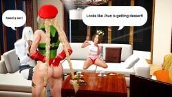 alina, b._jenet, cammy_white, jhun_hoon, venom_(guilty_gear)