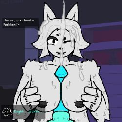 animal_genitalia, animal_penis, anthro, aqua_marine, big_breasts