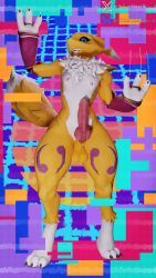 renamon, bandai_namco, digimon, stikcs, 1boy
