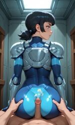 tech_jacket, tech_jacket_(zoe_thompson), invincible, 1boy, 1girls