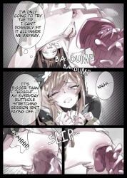 mari_(blue_archive), miwerjooggetser, 1girl, afterglow, ahegao