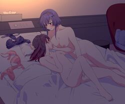 asakura_mihono, setouchie_chie, toji_no_miko, 2girls, ahoge