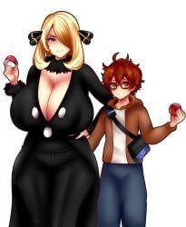cynthia_(pokemon), oc, paulu, game_freak, pokemon