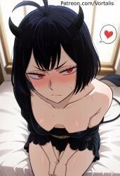 secre_swallowtail, black_clover, vortalis, 1girl, black_dress