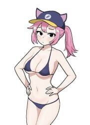 steam_delivery_girl, steam_(software), 1girl, 1girls, bikini