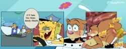 sandy_cheeks, spongebob_squarepants_(character), nickelodeon, spongebob_squarepants, sevonteroo