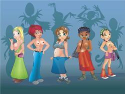 hay_lin, irma_lair, taranee_cook, will_vandom, 5girls