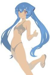 bao_(vtuber), 1girls, almost_naked, almost_nude, bare_arms