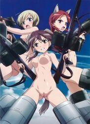 erica_hartmann, gertrud_barkhorn, minna-dietlinde_wilcke, strike_witches, world_witches_series