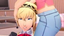 aigis_(persona), mitsuru_kirijo, yukari_takeba, persona, eshu-chan