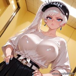 weiss_schnee, patreon, rwby, rognezart, 1girl