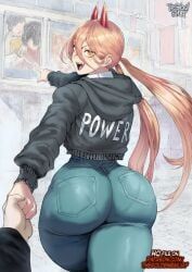 denji_(chainsaw_man), power_(chainsaw_man), chainsaw_man, thegoldensmurf, 1boy