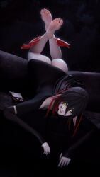 layna_lazar, indie_virtual_youtuber, pippersad, 1girls, ass