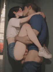 hannai, 2boys, anal, anal_sex, arms_around_legs