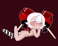 candy_apple_cookie, cookie_run, cookie_run_kingdom, arielbonovo, bat_wings