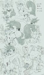 galo_thymos, lio_fotia, promare, 1femboy, 2boys