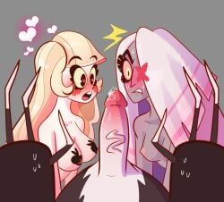 charlie_morningstar_(hazbin_hotel), husk_(hazbin_hotel), vaggi_(hazbin_hotel), vaggie_(hazbin_hotel), hazbin_hotel