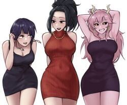 kyoka_jiro, mina_ashido, momo_yaoyorozu, my_hero_academia, xherr