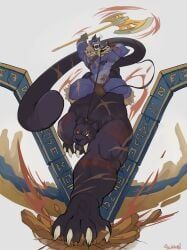 ritsukaxan_(character), sega, ritsukaxan, 4_toes, 5_fingers