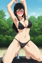 asada_shouko, panchira_teacher, 1girls, alternate_costume, babydoll