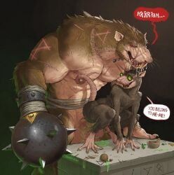 rat_ogre, skaven, banana_da_boi, warhammer_(franchise), warhammer_fantasy